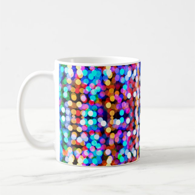Bakgrundssuddighet för bokeh-abstrakt kaffemugg (Vänster)