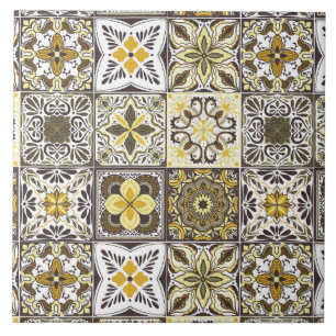 Bakgrundstapetserade backsplashar/Talavera-inspire Kakelplatta