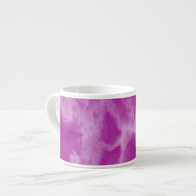 bakgrundstextur akvarell lila sömlös espressomugg (Framsida vänster)