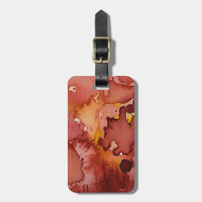 bakgrundsvattenfärg 3 bagagebricka (Vertikal Framsida)