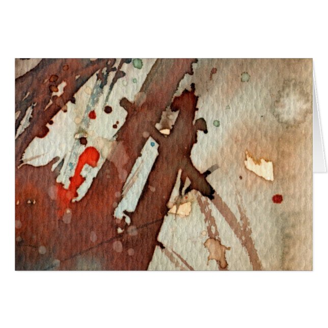 bakgrundsvattenfärg 5 hälsningskort (Framsidan Horizontal)