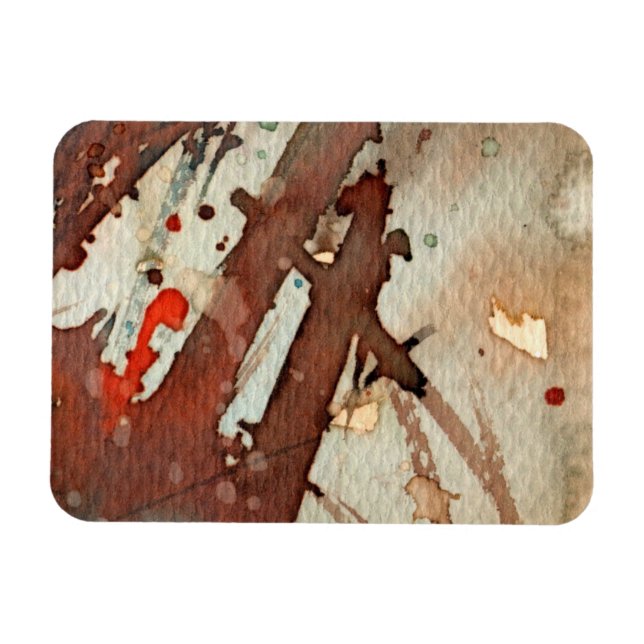 bakgrundsvattenfärg 5 magnet (Horisontell)