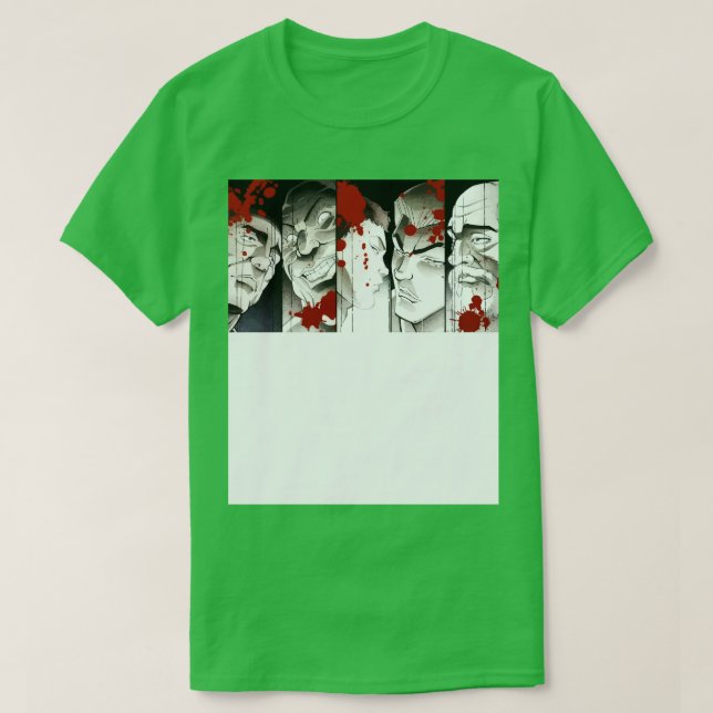 Baki 2018 Villains T Shirt (Design framsida)