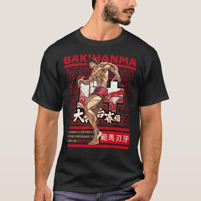 Baki Hanma Grappler Essential T-Shirt (Framsida)