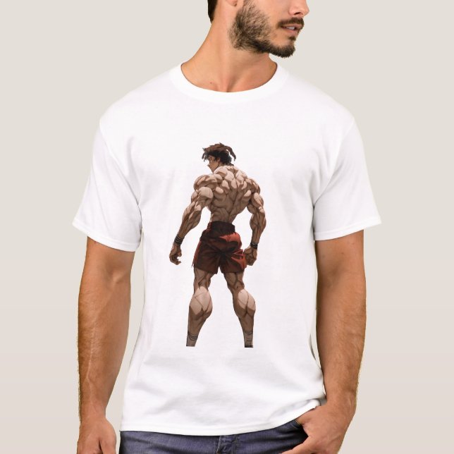 Baki Hanma Tshirt T Shirt (Framsida)