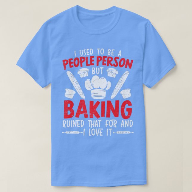 Baking Älskare Baker Bake Pastries Cuptårta Bakery T Shirt (Design framsida)