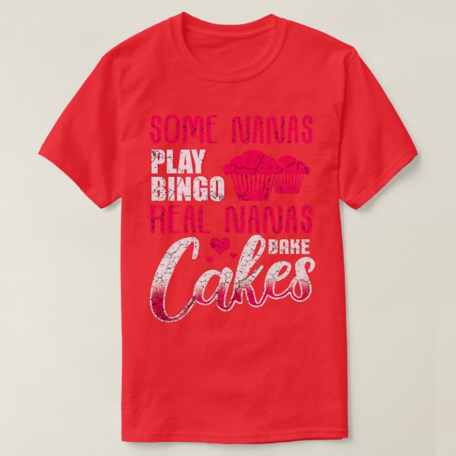 Baking Älskare Funny Grandmor Baker Grandma 518 T Shirt (Design framsida)