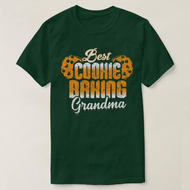 Baking Älskare Funny Grandmor Baker Grandma 521 T Shirt (Design framsida)