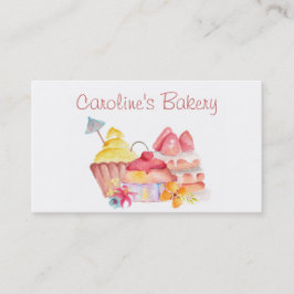 Baking and Bakery Boutique, Muffinsar och pastor Visitkort