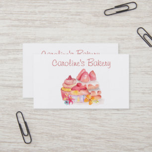 Baking and Bakery Boutique, Muffinsar och pastor Visitkort