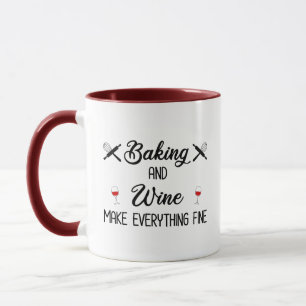Baking and Vin gör allt Bra Mugg