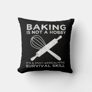 Baking är inte en hobby. Det är en överlevnadskuns Kudde