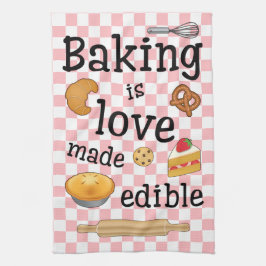 Baking är kärlek: Bakers.. Kökshandduk