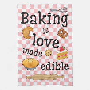 Baking är kärlek: Bakers.. Kökshandduk