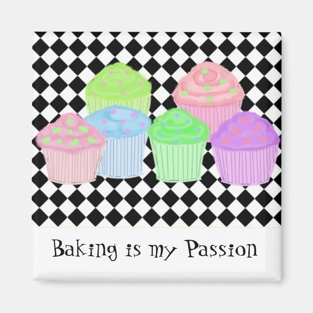 Baking är min passion magnet (Framsidan)