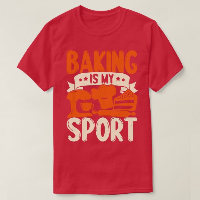 Baking är min spolare t shirt (Design framsida)