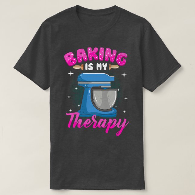 Baking är min superkraft 447 t shirt (Design framsida)