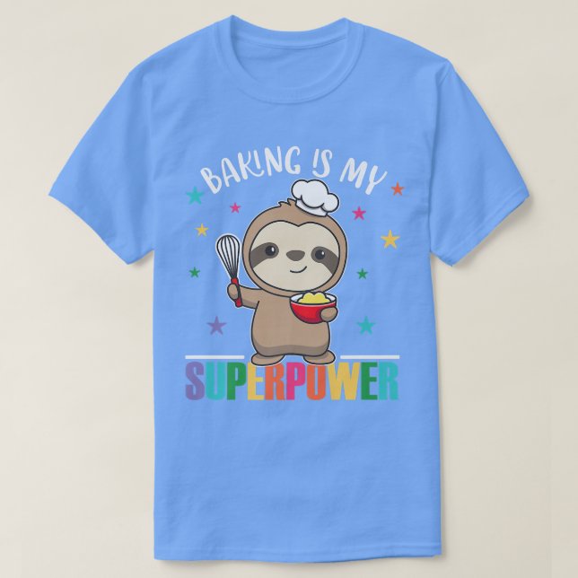 Baking är min supermaktstillande slump som gör Cup T Shirt (Design framsida)