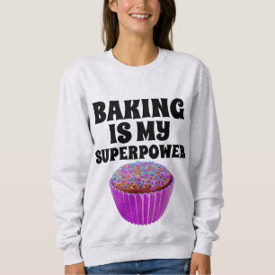 BAKING ÄR MIN SUPERPOWER CUPCAKE T-SHIRTS