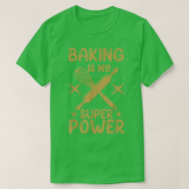 Baking är min Toppen T-Shirt (Design framsida)