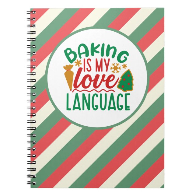 Baking är Mitt Kärlek-språk Anteckningsbok (Framsidan)
