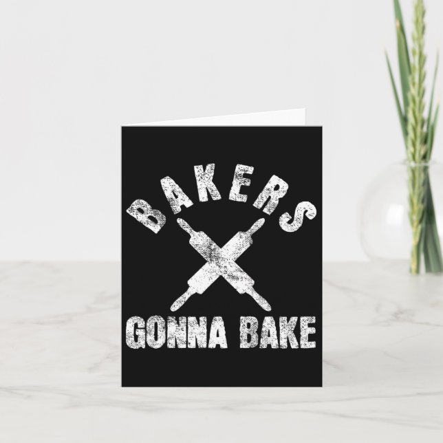 Baking Baker Bageri  Kort (Framsida)