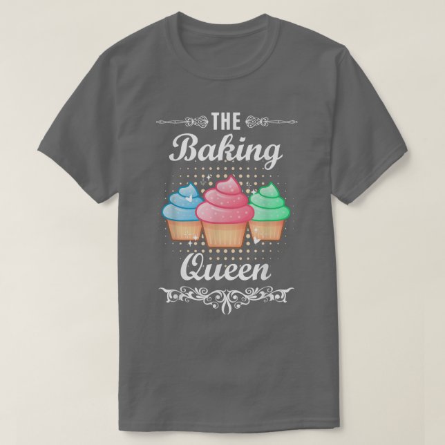 Baking Baker Cooking Cake Cupcoa 284 T Shirt (Design framsida)