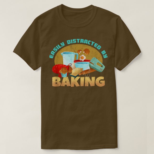 Baking Bakery Baker Baking Älskare Funny Bread T Shirt (Design framsida)