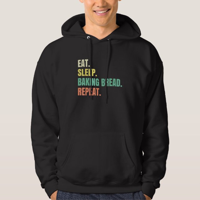 Baking Bra Bread Baker Bakery Pan Sourdough Lievi Hoodie (Framsida)