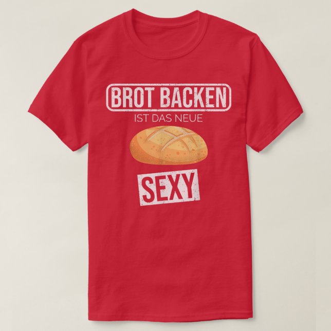 Baking bread is the new sey funny hobby baker  t shirt (Design framsida)