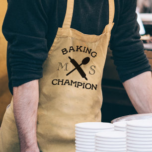 Baking Champion Monogrammed Bakers Apron Förkläde