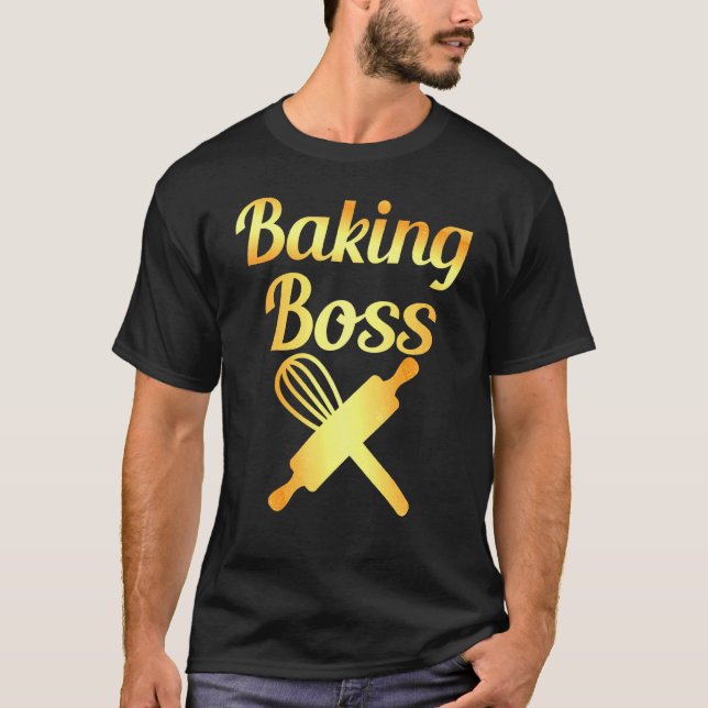 Baking Chef Baker Bake T Shirt (Framsida)