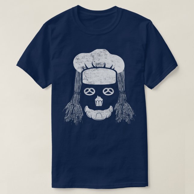 Baking Chef for Bread and Pastry Baker Ansikte Dis T Shirt (Design framsida)