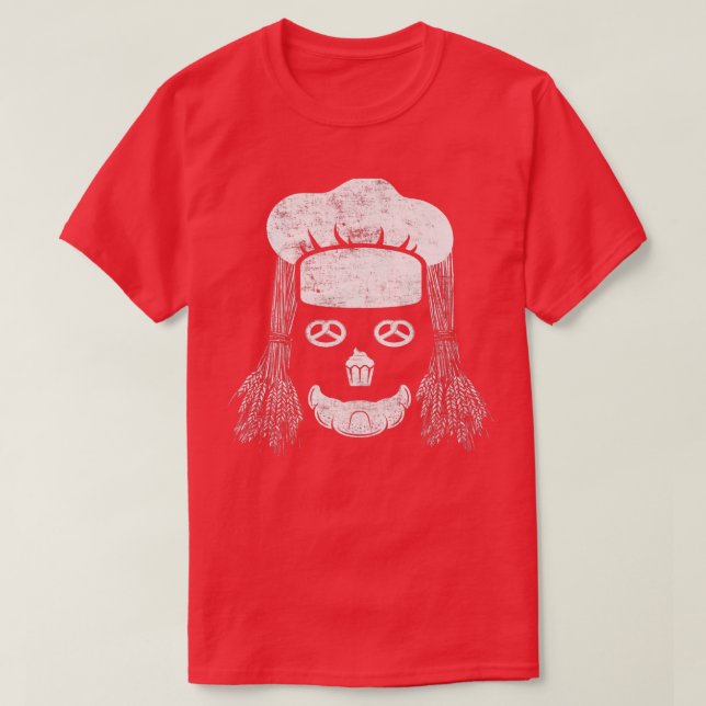 Baking Chef for Bread and Pastry Baker Ansikte Dis T Shirt (Design framsida)