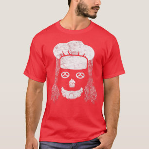 Baking Chef for Bread and Pastry Baker Ansikte Dis T Shirt
