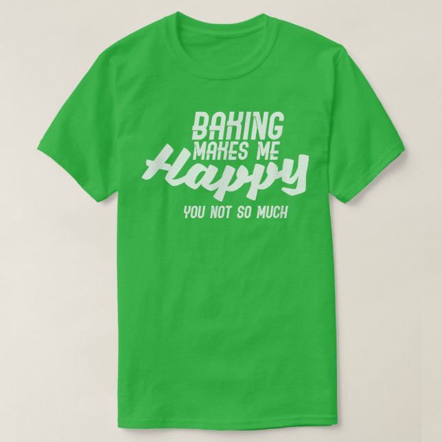 Baking Chef-yrkes food T-Shirt (Design framsida)