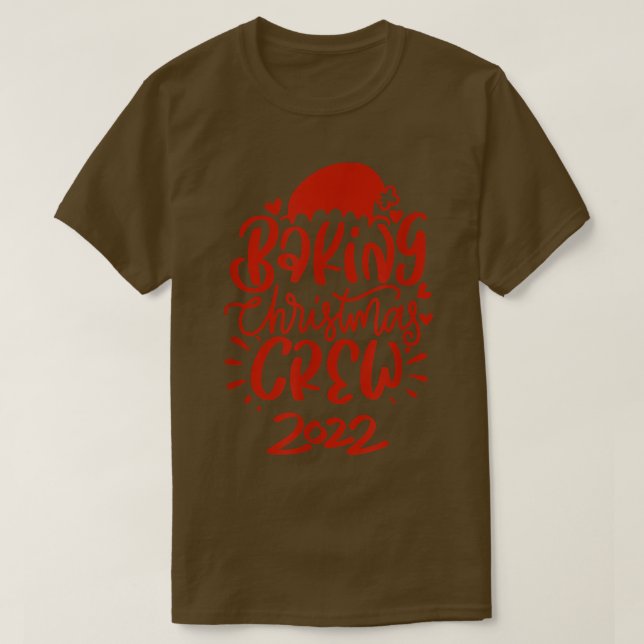 Baking Christmas Crew 2022 Family Christmas  338 T Shirt (Design framsida)