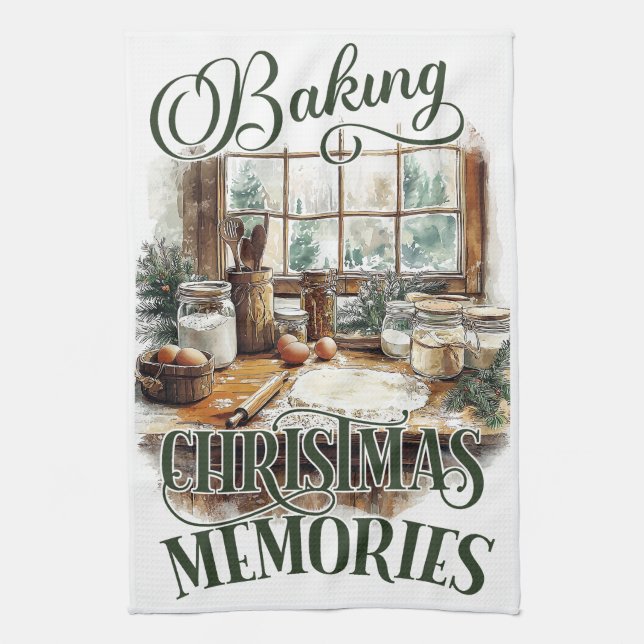 Baking Christmas Memories Kökshandduk (Vertikal)
