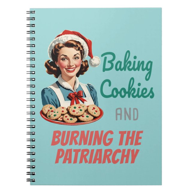 Baking Cookies and Burning the Patriarchy Anteckningsbok (Framsidan)