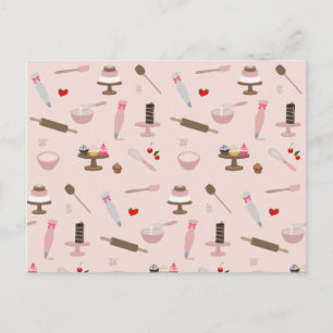 Baking & Cooking Utensils Bakery Cooking Helg Vykort