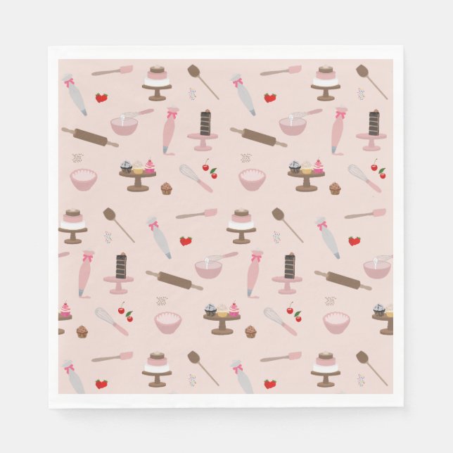 Baking & Cooking Utensils Bakery Cooking Pappersservett (Framsidan)