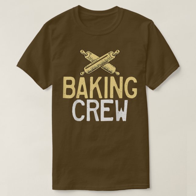 Baking Crew Friends Team Cooking Baking Baker T Shirt (Design framsida)