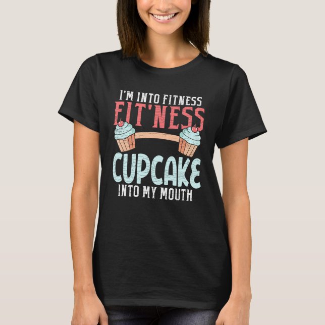 Baking Cupcake Pastry T Shirt (Framsida)