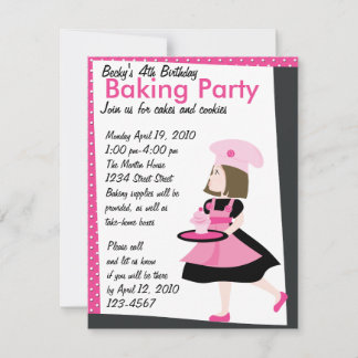 Baking Cutie Inbjudningar