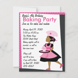 Baking Cutie Inbjudningar