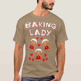 Baking dam Låt oss kakor från gräddbrödkakor Chris T Shirt