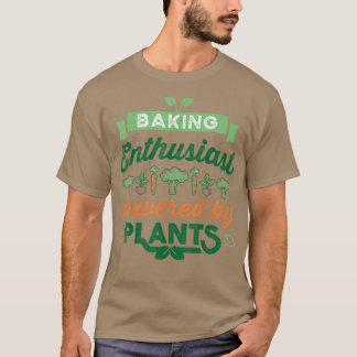 Baking Enthusiast med Plants Vegan Gift T Shirt