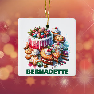 Baking Enthusiast Personlig jul Julgransprydnad Keramik