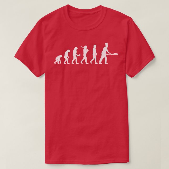 Baking Evolution Bakery Baker T Shirt (Design framsida)