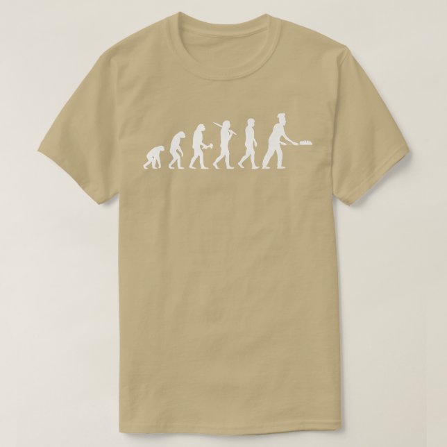 Baking Evolution Bakery Baker T Shirt (Design framsida)